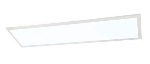 LED-Deckenleuchte Rosi L: 80 cm mit Fernbedienung - Opal/Weiß, Basics, Kunststoff/Metall (80/20/5,3cm) - Globo