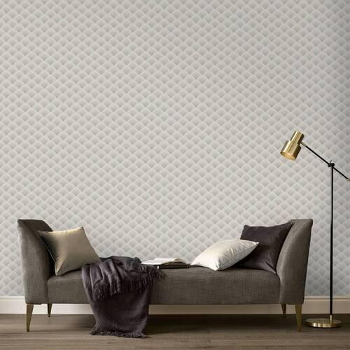 Vliestapete Rodeo, Taupe - Taupe, Basics, Papier/Kunststoff (53/1000cm)
