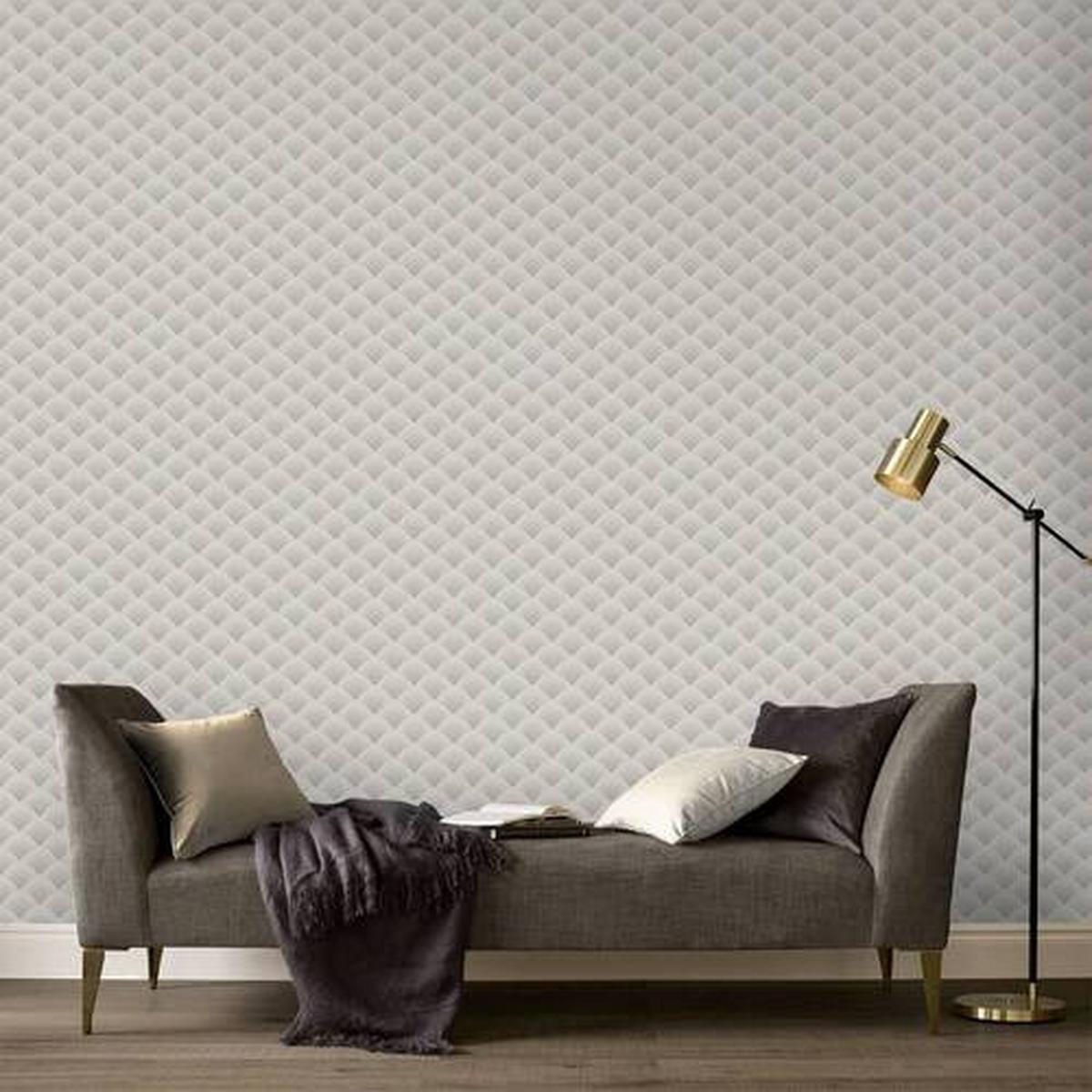 Vliestapete Rodeo, Taupe - Taupe, Basics, Papier/Kunststoff (53/1000cm)