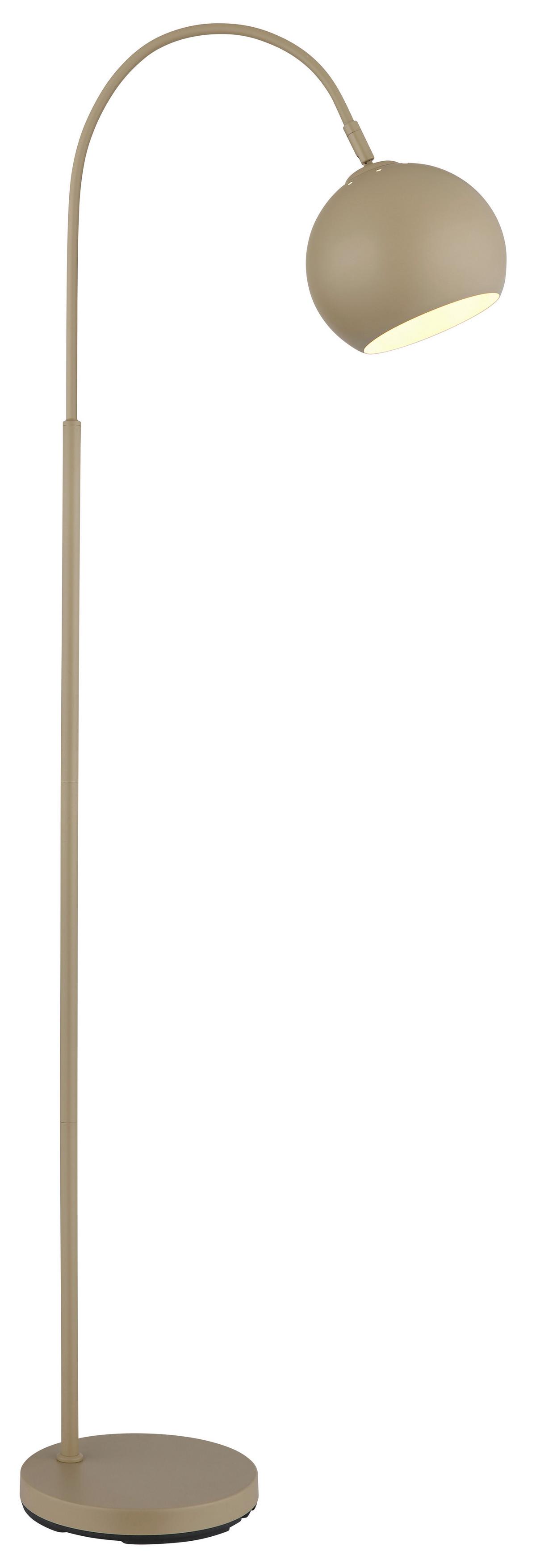 Stehleuchte 24779s Benno - Sandfarben/Schwarz, Basics, Kunststoff/Metall (46/25/150cm) - Globo