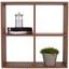 Hängeregal Alex 60x60cm, Wotan Eiche Dekor - Eichefarben, MODERN, Holz (60/60/18cm) Hängeregal Alex 60x60cm, Wotan Eiche Dekor - Eichefarben, MODERN, Holz (60/60/18cm)