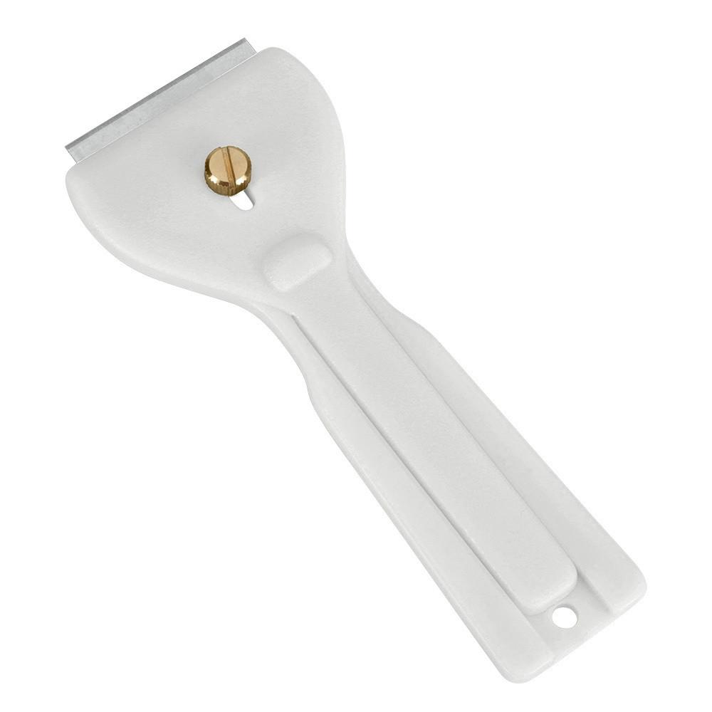 Ceranfeldschaber Maike Weiß Metall/kunststoff - Weiß, Basics, Kunststoff/Metall (6,3/14,3/1,4cm) - Metaltex