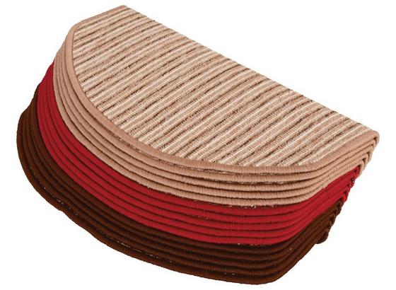 Stufenmatte Multicolor 3 Farben 28x65 cm - Beige/Rot, KONVENTIONELL, Textil (28/65cm) - Homezone Stufenmatte Multicolor 3 Farben 28x65 cm - Beige/Rot, KONVENTIONELL, Textil (28/65cm) - Homezone