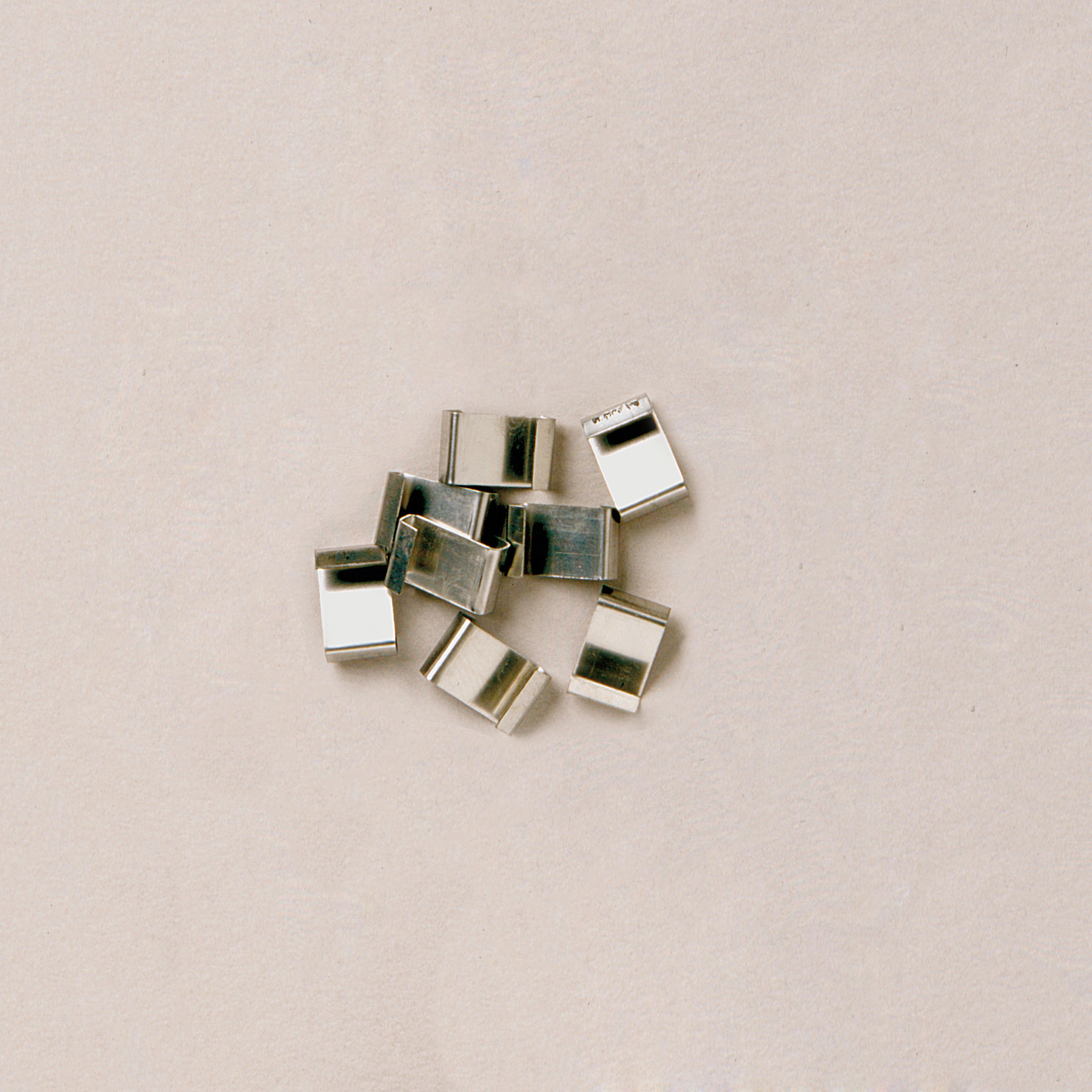 Gewächshaus-glasträger 20 Stück, Alufarben - Alufarben, Basics, Metall (17,6/1,6/7,8cm)