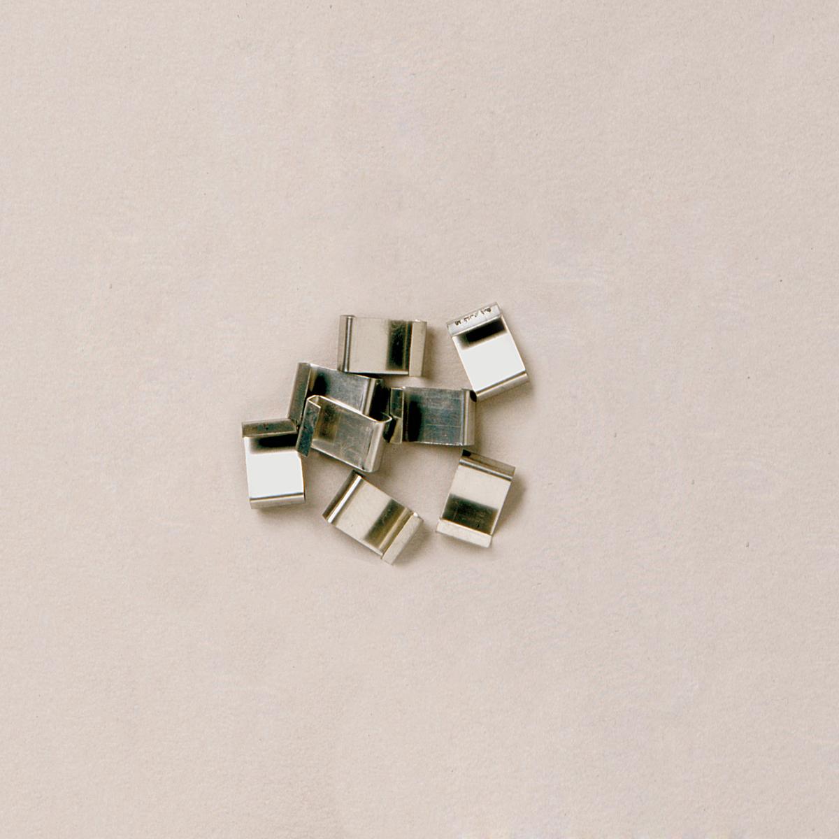 Gewächshaus-glasträger 20 Stück, Alufarben - Alufarben, Basics, Metall (17,6/1,6/7,8cm)