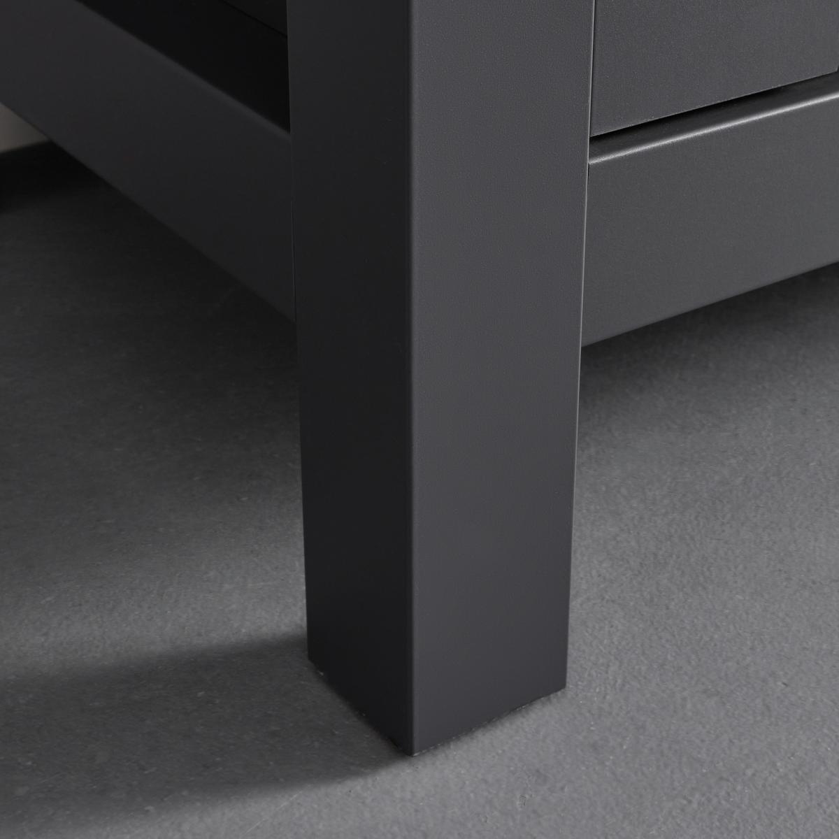 Trendová komoda Claudio š: 199cm - čierna/dub artisan, Modern, drevo/plast (199/96/44cm) - Bessagi Home