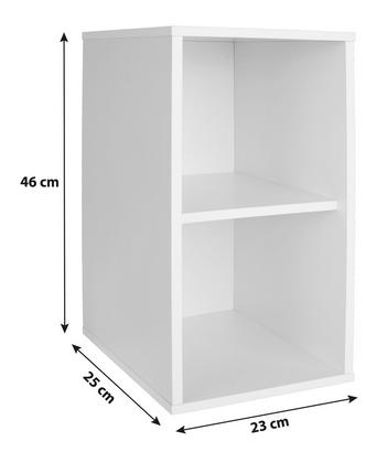 Für Bücher und Unterlagen Blaues Regal im geradlinigen Design