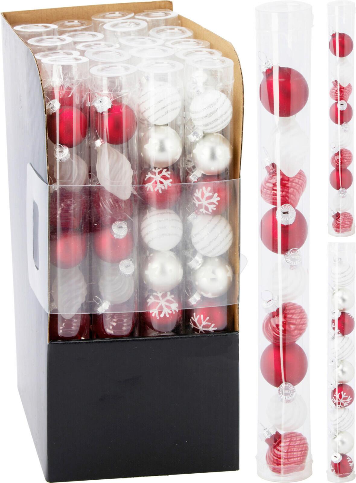 CHRISTBAUMKUGEL LARA - Multicolor, Basics, Glas (3.5/3.5/28.7cm)