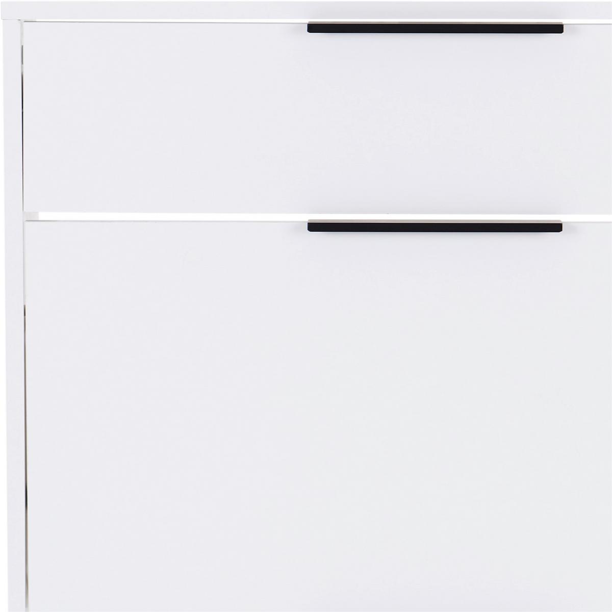 Cipősszekrény Anna 02 - fehér, Modern, faalapú anyag (79/103,4/25cm)