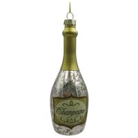 Vianočná ozdoba FIGURES - zlatá/strieborná, kov/textil (4,5/14/4,5cm) - Mömax