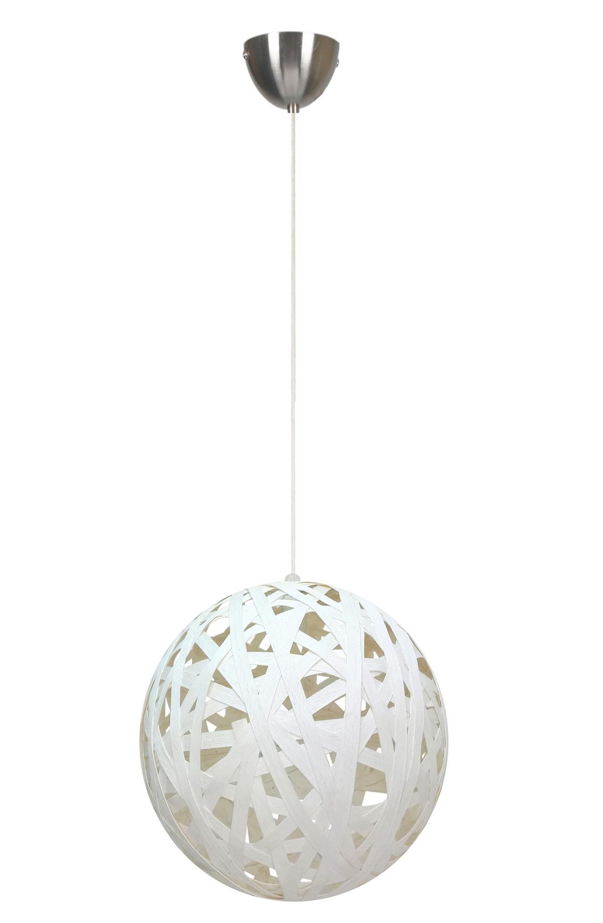 Pendelleuchte 31-51127 Frida - Weiß, KONVENTIONELL, Kunststoff (40/40/130cm)