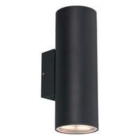 Kültéri Falilámpa Reto Xl Kültéri Falika - fekete, Basics, Üveg/fém (31/11/14cm)