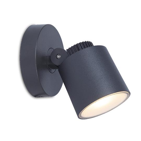 Außenleuchte EXPLORER aus Aluminium in Schwarz