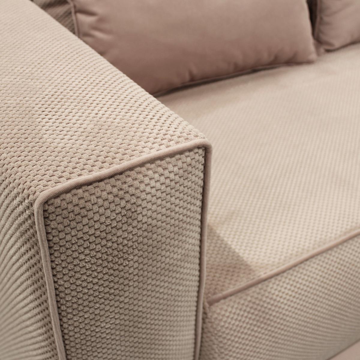 Récamiere Iga Li Rosa B: 168 Cm - Schwarz/Rosa, Design, Textil (168/73/99cm) - MID.YOU