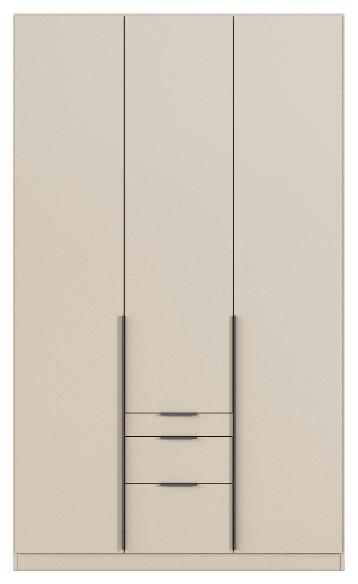Drehtürenschrank Alabama Champagner B: 136 Cm - Champagner, MODERN, Holzwerkstoff (136/229/54cm) - Rauch Möbel