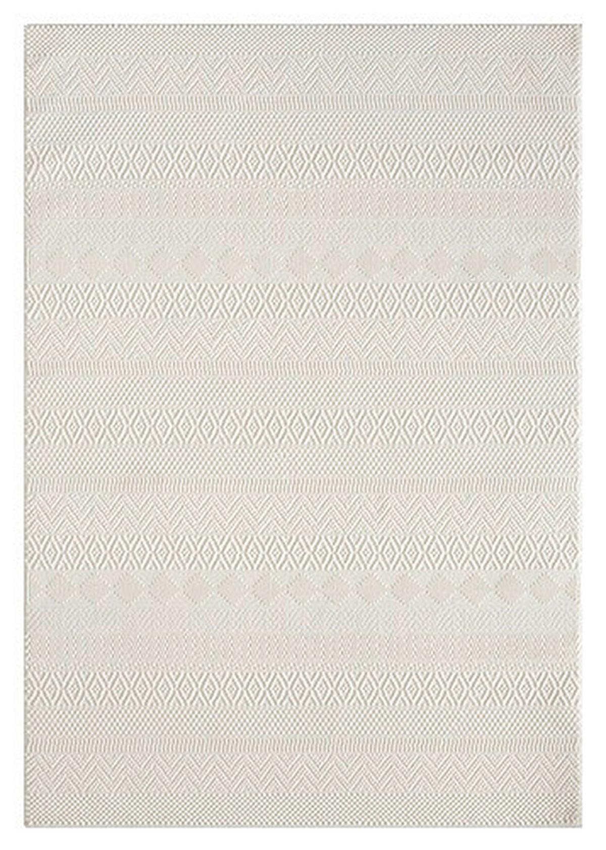 Webteppich Sign - Creme, KONVENTIONELL, Textil (160/230cm)