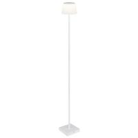 Akku-Stehleuchte 58434sw - Weiß, Design, Kunststoff/Metall (14/14/120cm) - Globo
