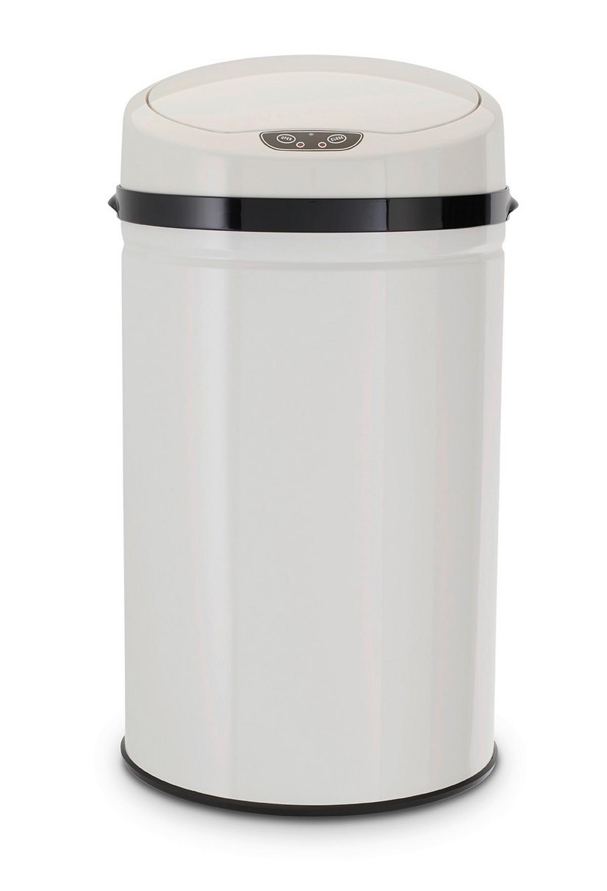 ODPADKOVÝ KÔŠ EW-AE-0260-1 - čierna/biela, Basics, kov/plast (31/31/61,5cm) - Echtwerk