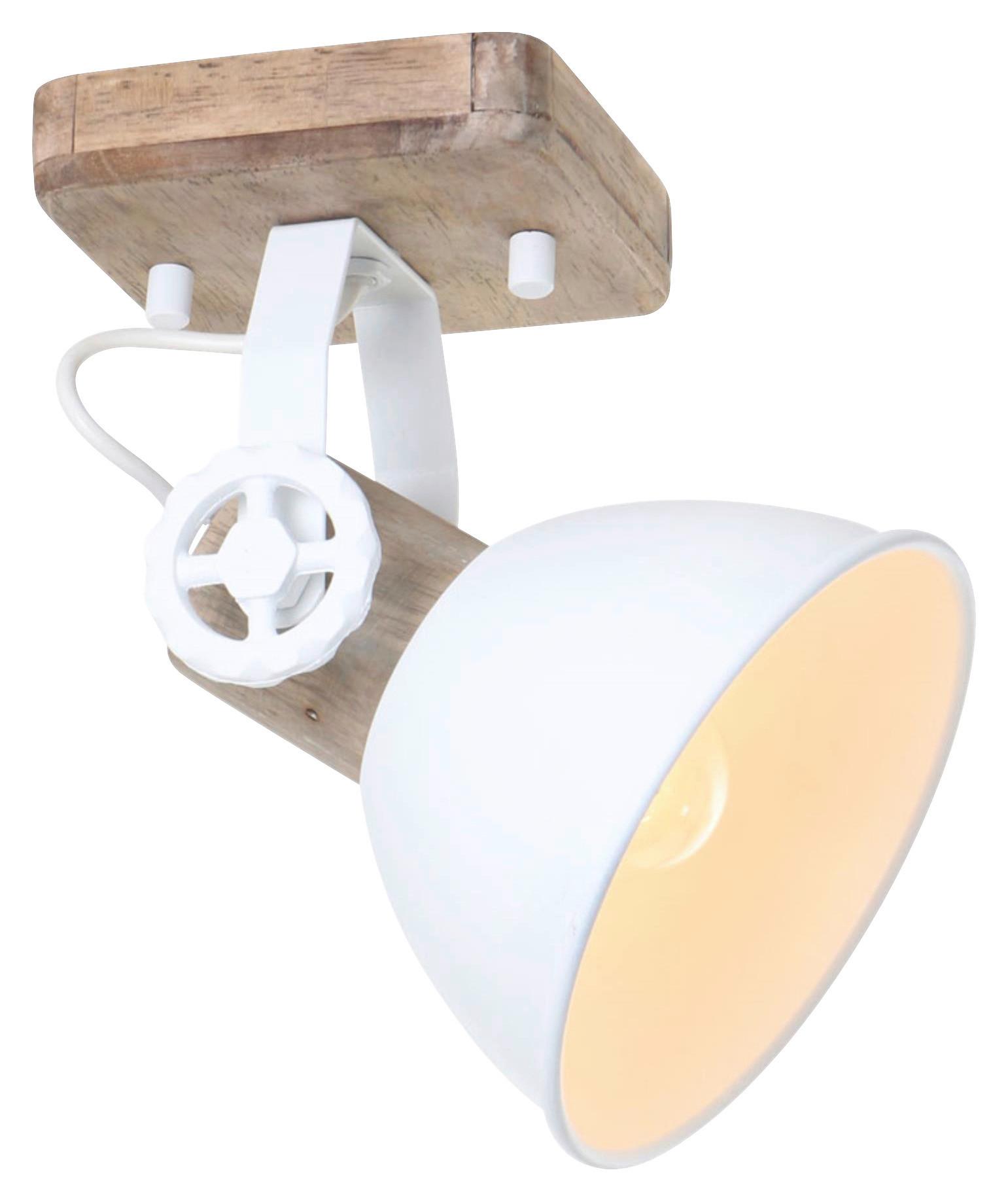 Deckenspots Gearwood - Anthrazit/Kupferfarben, Trend, Holz/Metall (59/19/23cm)