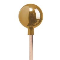 Rosenkugel Gold, D:12 Cm - Goldfarben, Basics, Glas (12cm) - Windhager