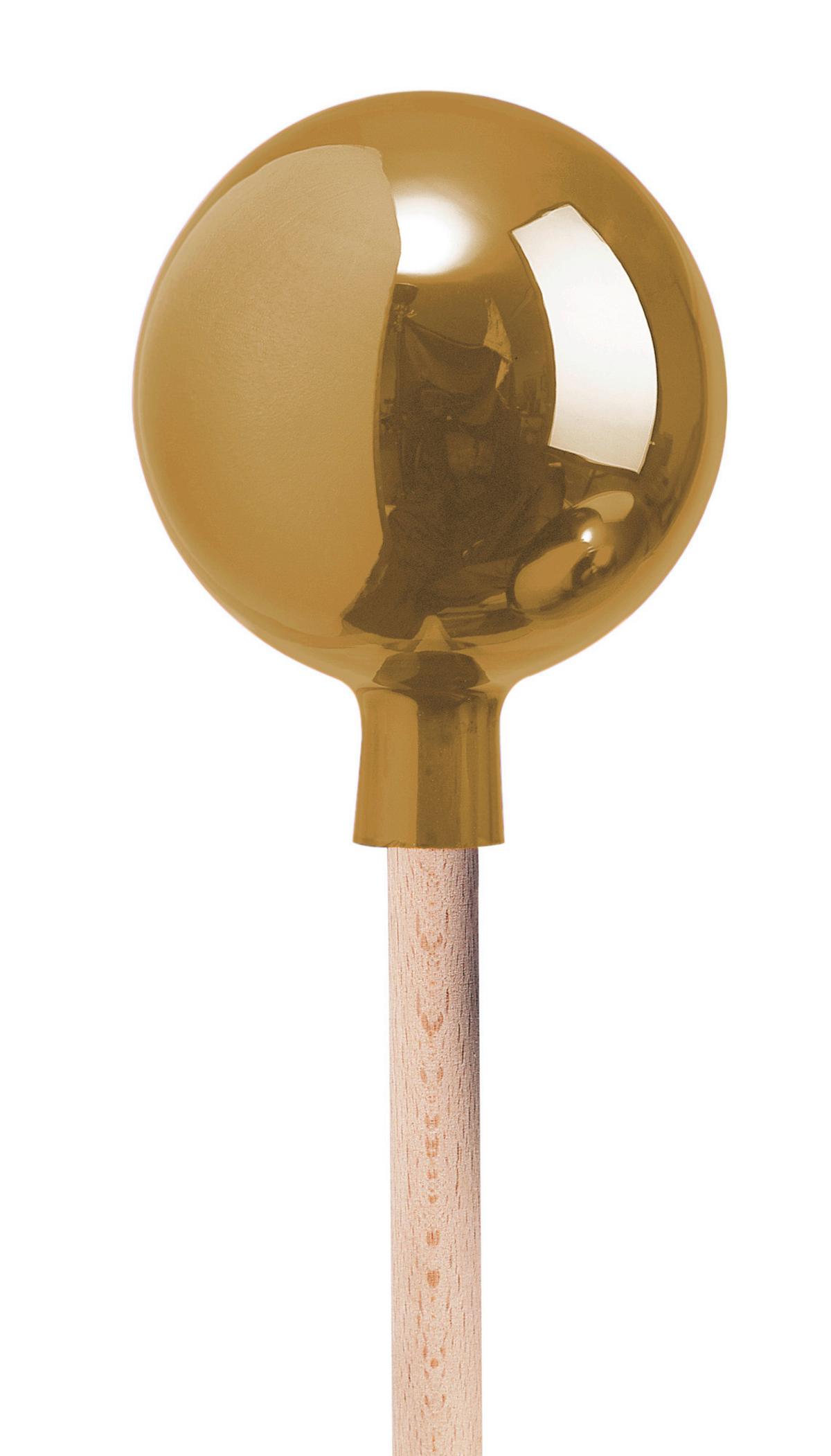 Rosenkugel Gold, D:12 Cm - Goldfarben, Basics, Glas (12cm) - Windhager