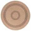 Outdoorteppich Comilla - Beige/Schwarz, Basics, Textil (80/80cm) - Novel