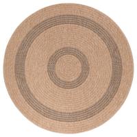 Outdoorteppich Comilla - Beige/Schwarz, Basics, Textil (80/80cm) - Novel