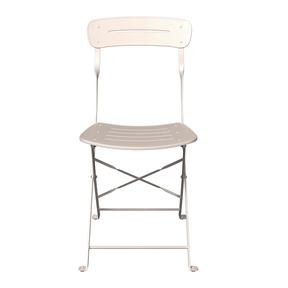 Balkonset Paris *ph* - Beige/Weiß, MODERN, Metall - Beldano