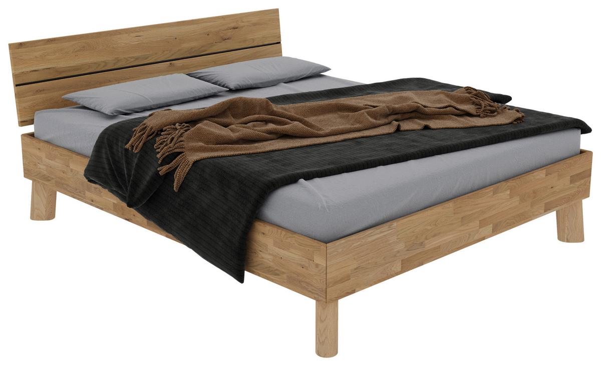 Bett Como Naturfarben 160x200cm - Naturfarben, MODERN, Holz (160/200cm) - MID.YOU