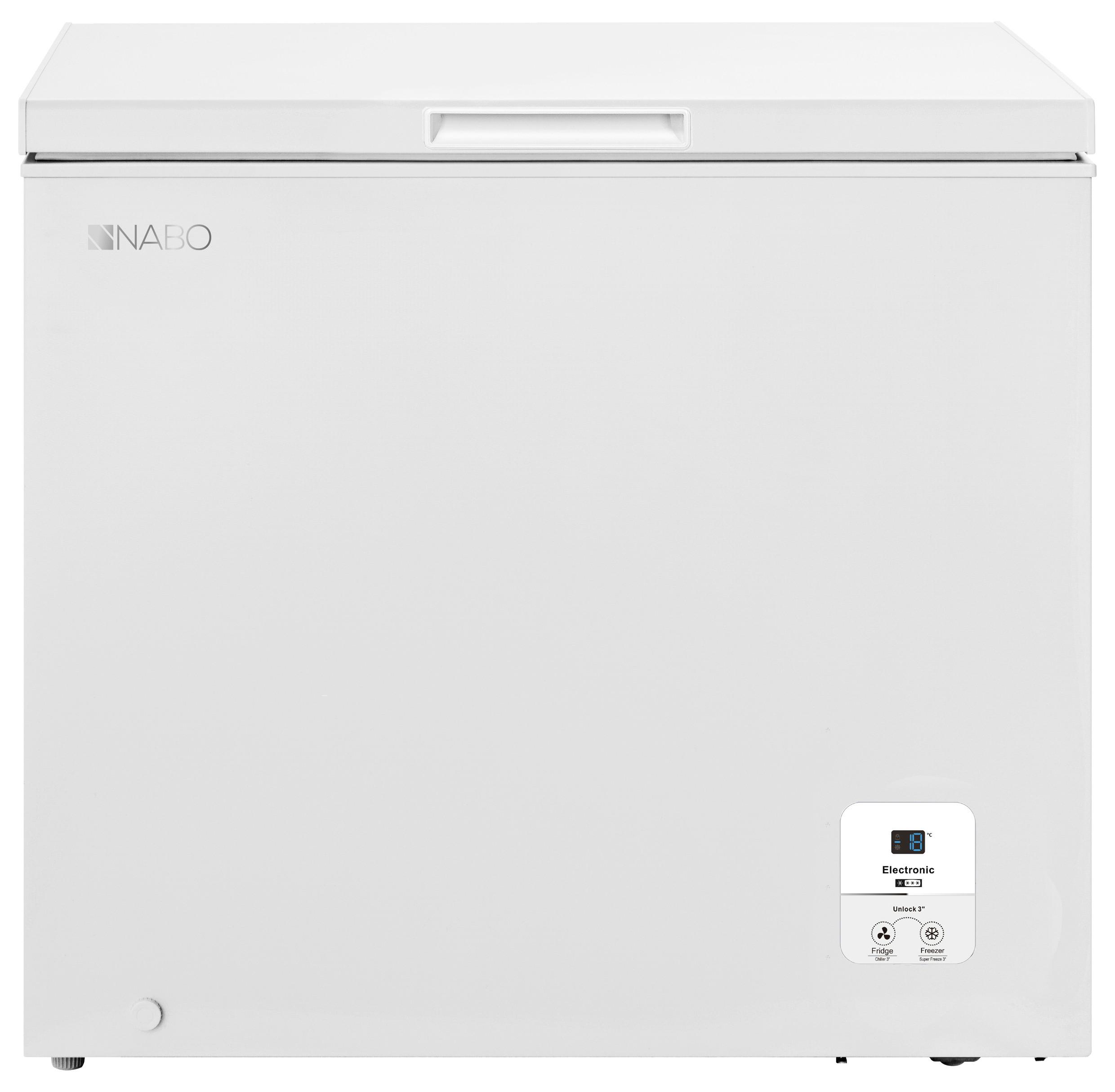 Gefrierschrank Nabo Gt 2053 - Weiß, Basics, Metall (89,1/85,3/55,7cm) - Nabo