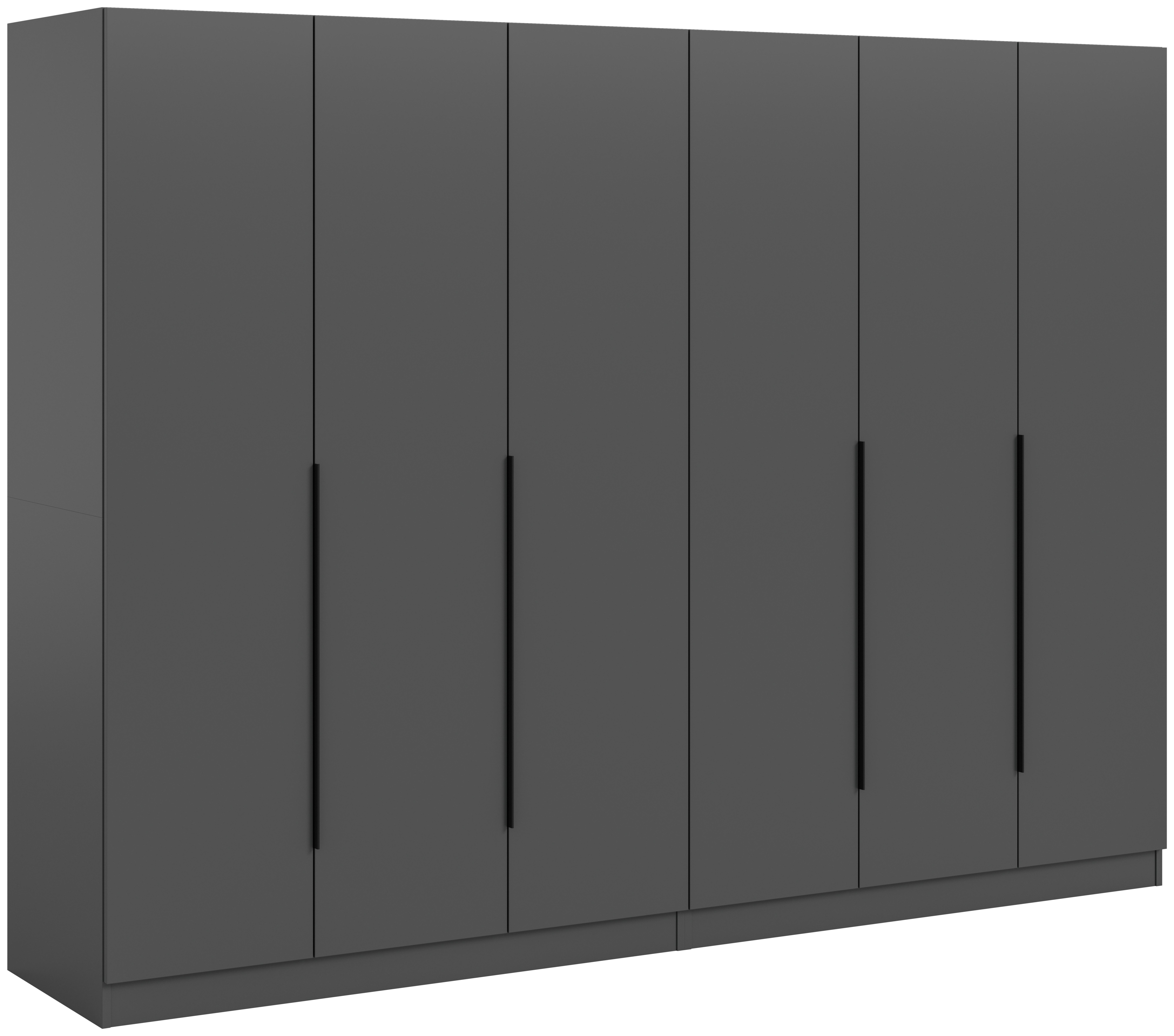 DREHTÜRENSCHRANK Kopenhagen Anthrazit B: 240 cm