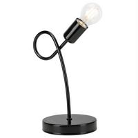 Schreibtischleuchte Camilla Schwarz Hochglanz B: 32 Cm - Schwarz Hochglanz/Weiß Hochglanz, KONVENTIONELL, Metall (32/32/19cm)