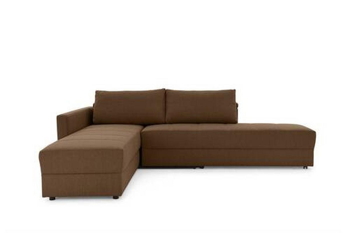 Ecksofa Looks IIi - Dunkelbraun/Schwarz, Design, Textil (287/229cm) - LOOKS by W.Joop