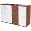 Kommode Ina 05 - Eichefarben/Weiß, MODERN, Holzwerkstoff (175,6/95,2/38,3cm)
