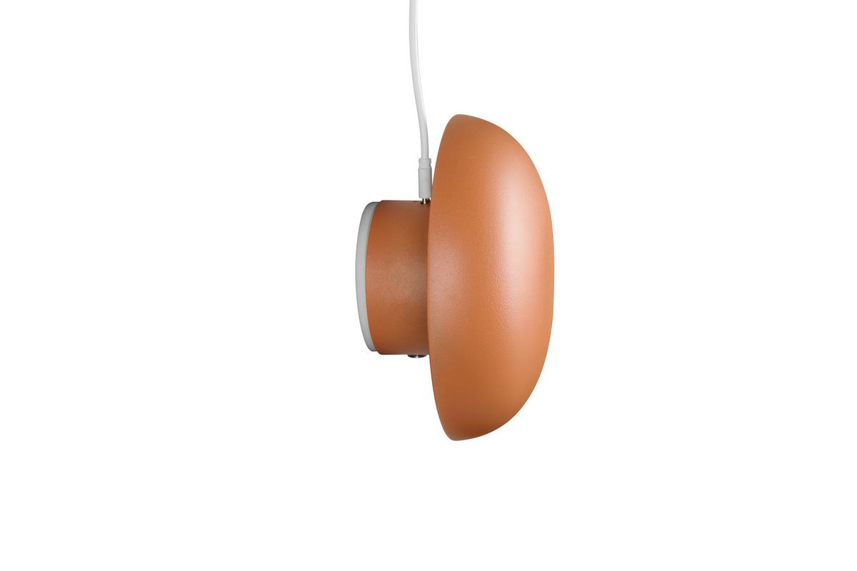 LED-Wandleuchte Davey Aprikose D: 15,5 cm - Aprikose, Design, Metall (15,5/8,4cm)