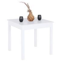 Étkezőasztal Brick 80 - fehér, Konventionell, faalapú anyag (80/76/80cm)