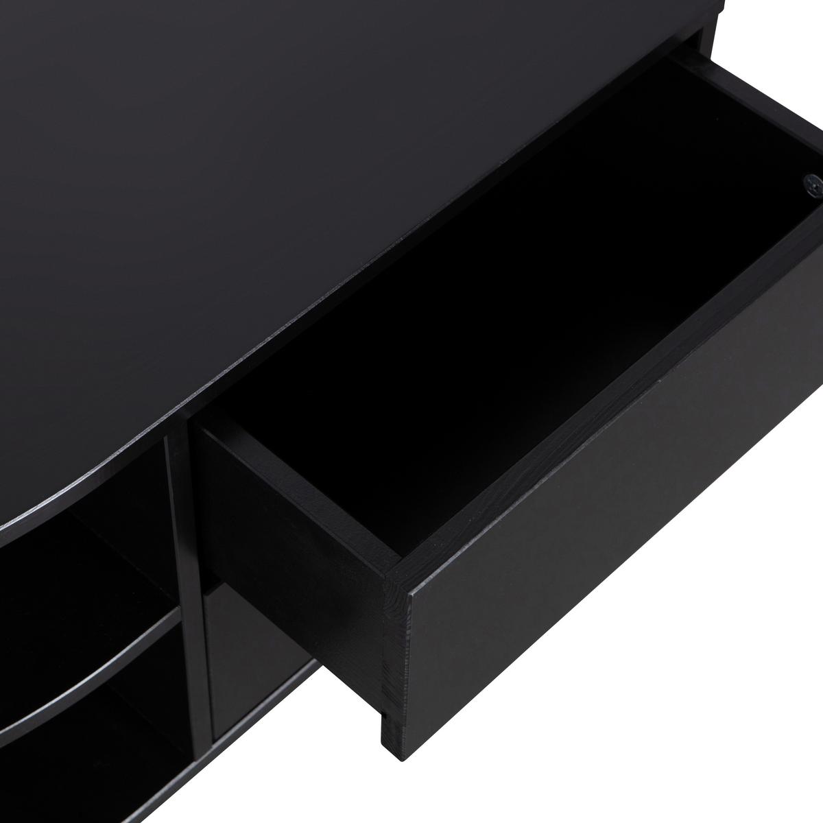 Lowboard Finca Schwarz B: 78cm - Schwarz, Design, Holz (78/40/40cm) - Livetastic