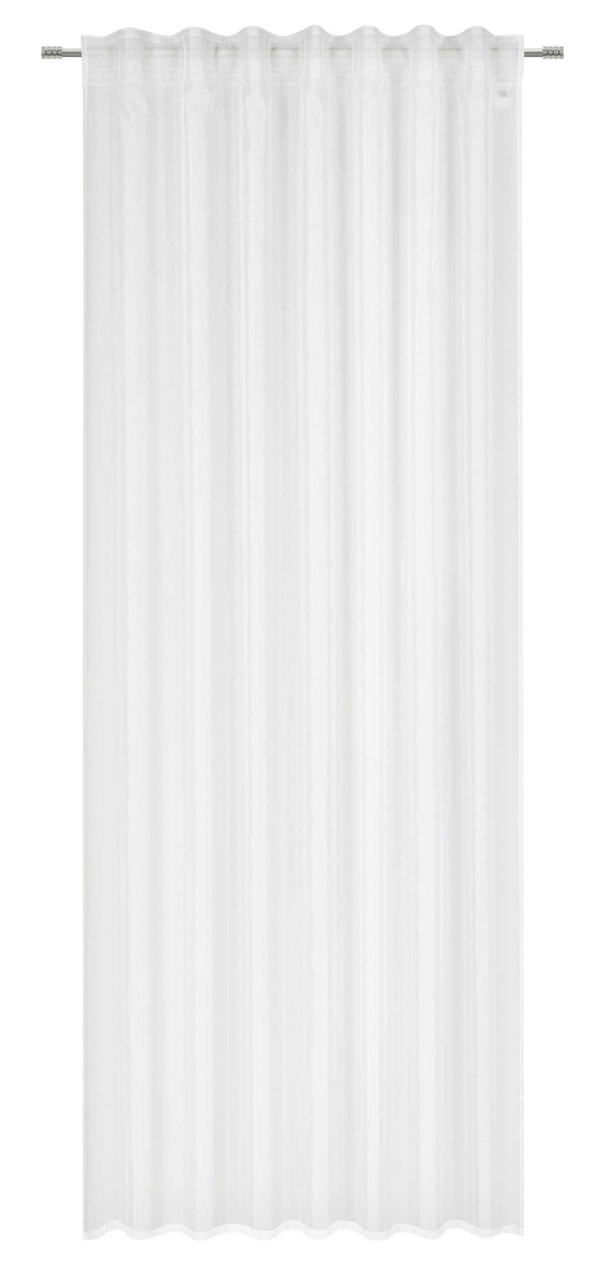 HOTOVÝ ZÁVES LEO TRANSPARENT 2 KS -AKT- - prírodná farba, Konventionell, textil (140/255cm) - Premium Living