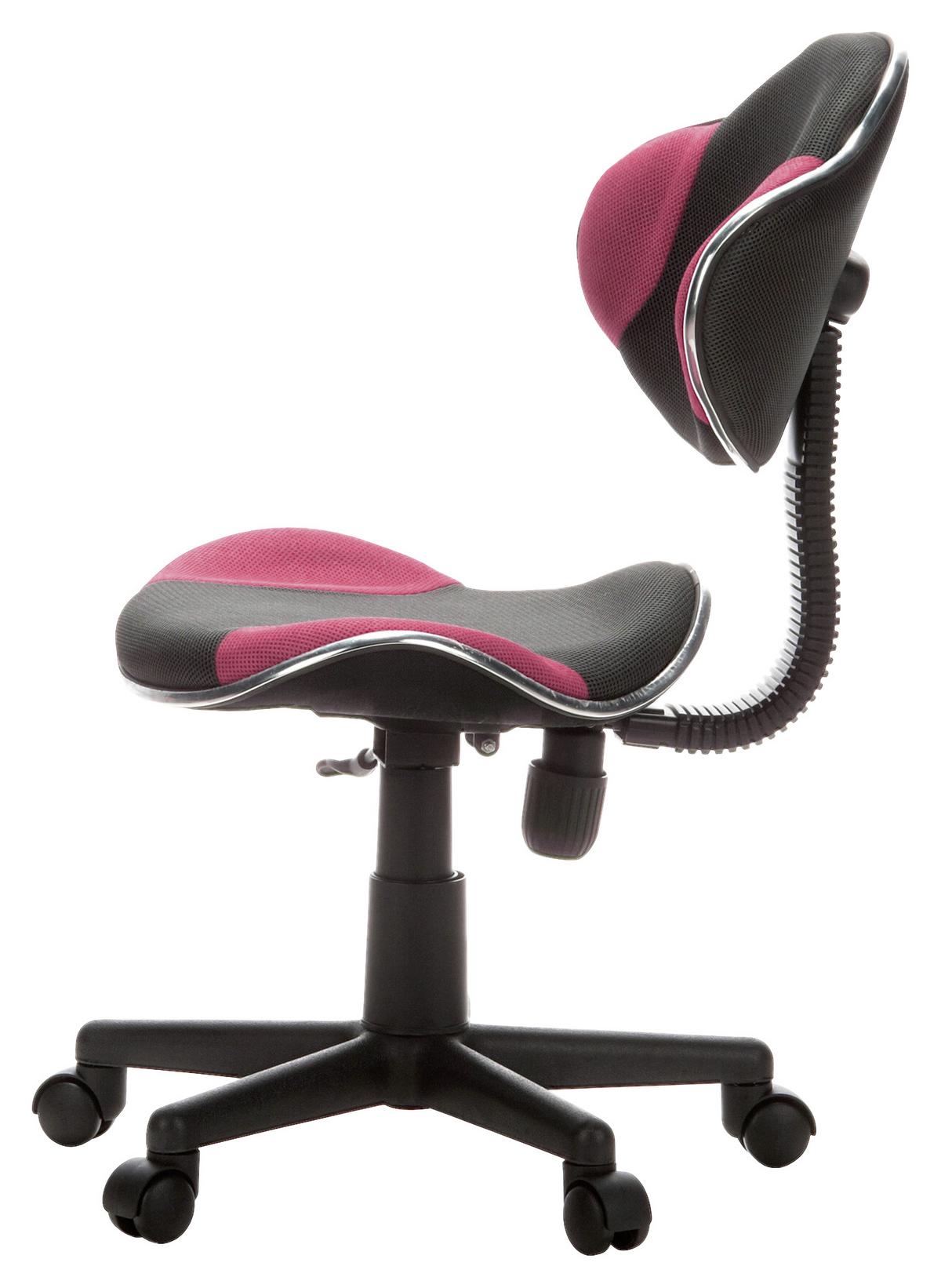 Jugenddrehstuhl Kiddy Gti 2 Pink/ Grau - Pink/Grau, Basics, Kunststoff (45/86-101/42cm) - MID.YOU
