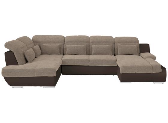 Wohnlandschaft in U-Form Multi 228x184x345 cm - Sandfarben/Chromfarben, MODERN, Textil (228/345/184cm) Wohnlandschaft in U-Form Multi 228x184x345 cm - Sandfarben/Chromfarben, MODERN, Textil (228/345/184cm)