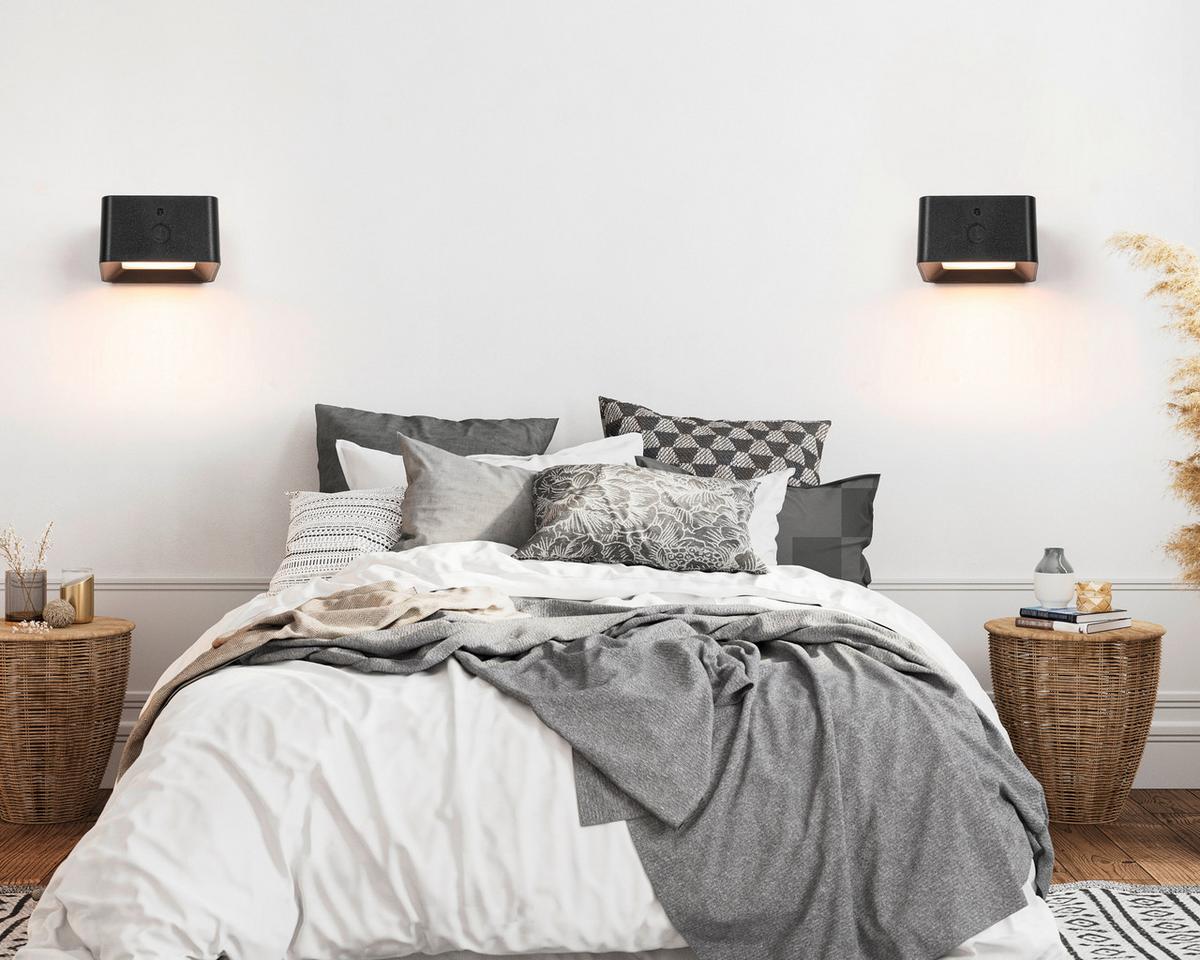 NÁSTĚNNÉ LED SVÍTIDLO QIOP - černá, Moderní, kov/plast (8,6/8/4,5cm) - Mömax