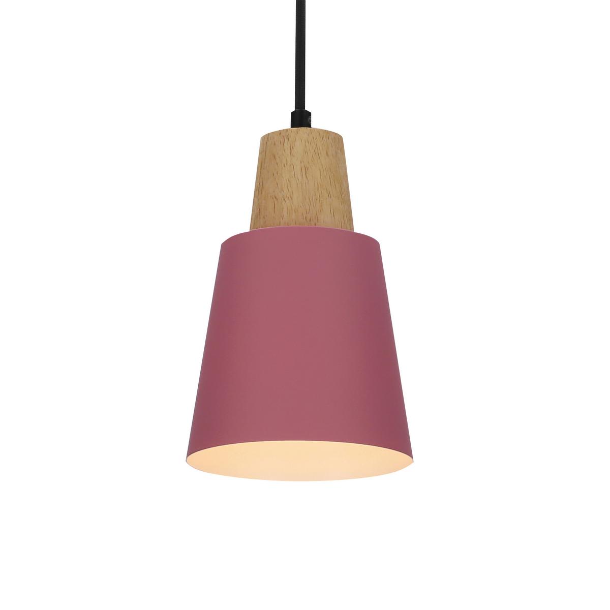 Pendelleuchte 50101259 Faro - Pink/Schwarz, Trend, Metall (13/13/80cm)