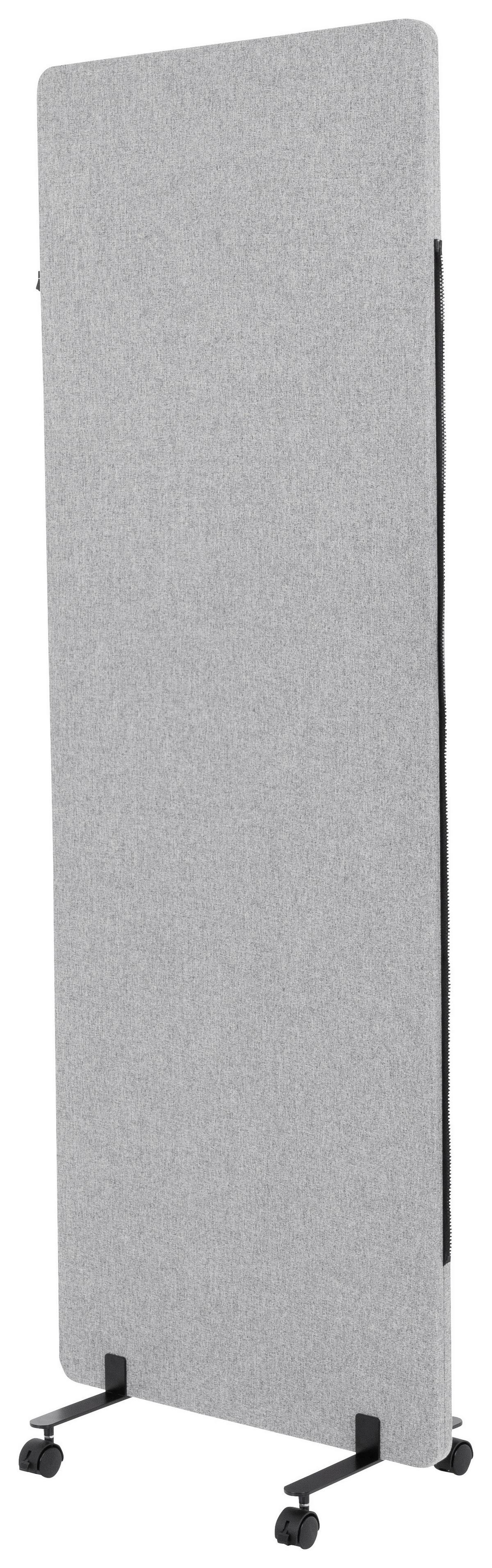 Trennwand Flexmiut - Hellgrau, Basics, Kunststoff/Textil (60/177/3cm) - MID.YOU