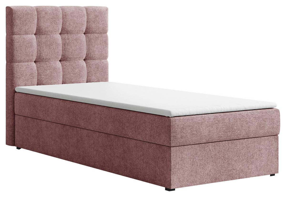 BOXBETT Oslo Kupferfarben 90x200cm - Schwarz/Kupferfarben, MODERN, Holz/Kunststoff (90/200cm) - MID.YOU