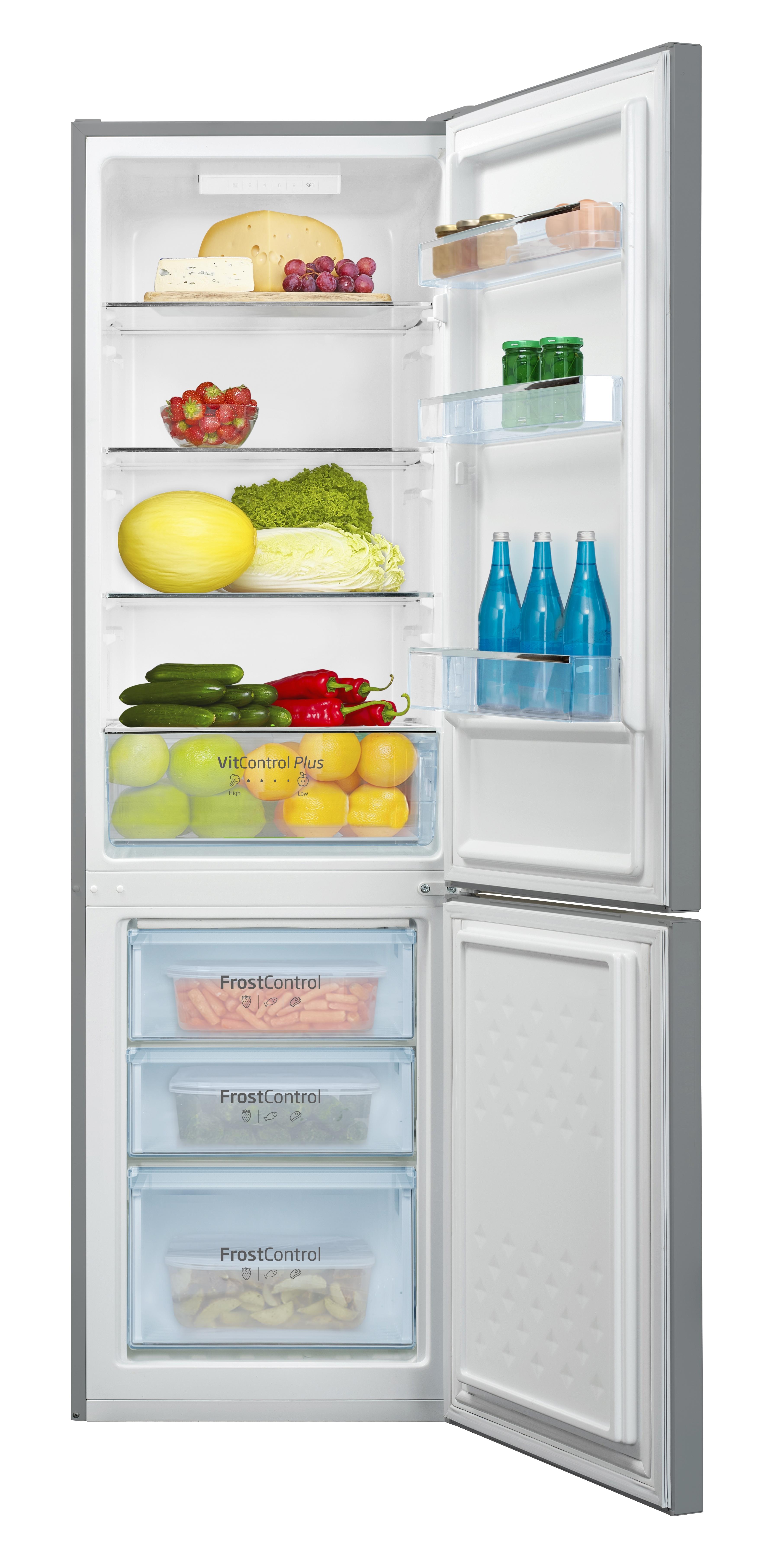 Kühl-Gefrier-Kombination, Türen offen