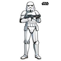 Fototapete 12410 Star Wars Xxl - Schwarz/Weiß, Trend, Papier (127/188cm)