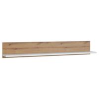 Wandboard Calabria Weiß/eiche Dekor B: 160 Cm - Eichefarben/Weiß, Trend, Holzwerkstoff (160/24/21,6cm)
