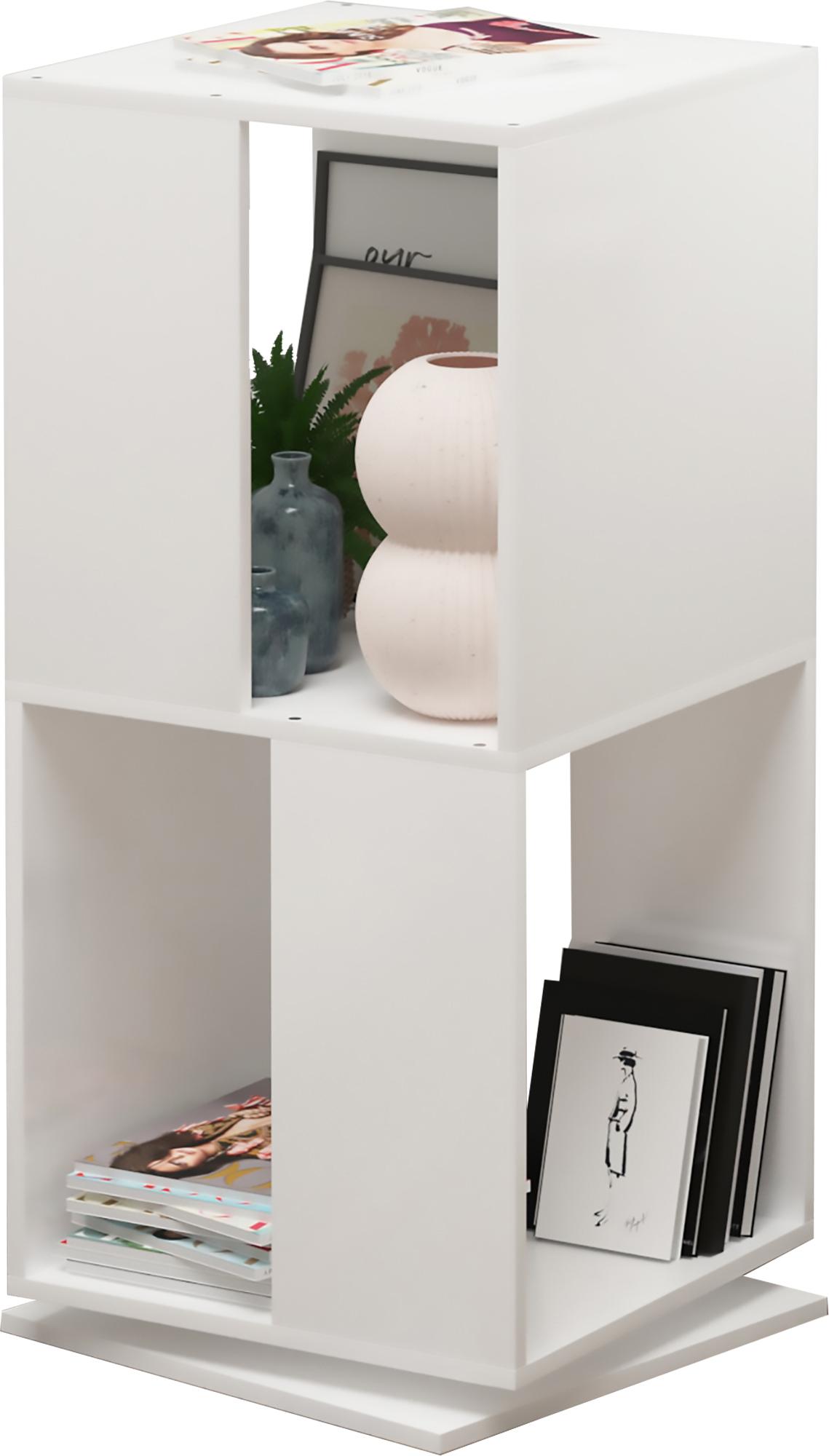 MID.YOU Standregal Drehbar Stifta L B: 34 cm Weiß