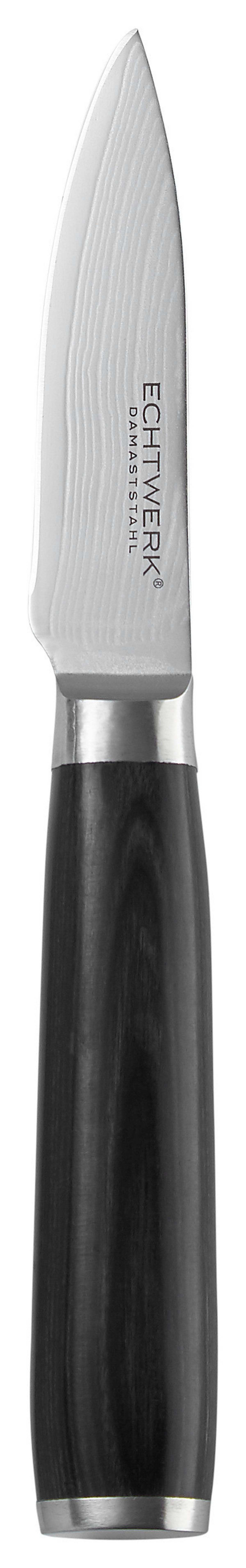 Schälmesser Echtwerk Damaszener - Edelstahlfarben, MODERN, Metall (20,9cm) - Echtwerk