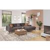 Ecksofa mit Schlaffunktion & Bettkasten Kitty Anthrazit - Anthrazit/Schwarz, Design, Textil (244/166cm) - Livetastic
